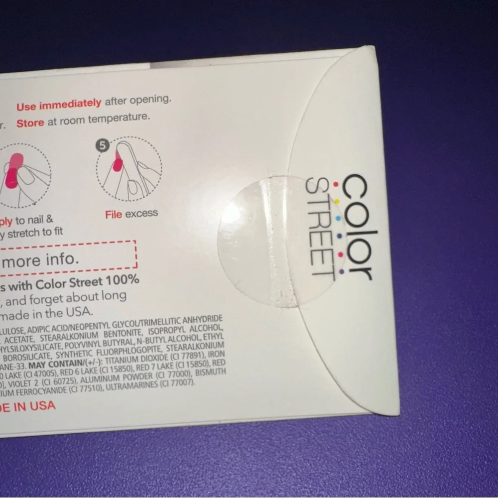 Color‎ Street Nail Strips- “penny lane” retired color unopened package